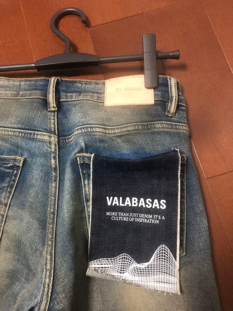 VALABASAS フレアデニムパンツ ライトブルー 30 値下げ可能！