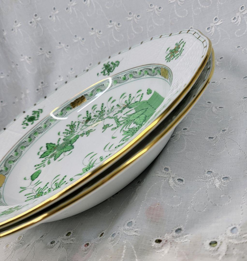 未使用✨希少✨ヘレンド インドの華 プレート 深皿 パスタ カレー2枚