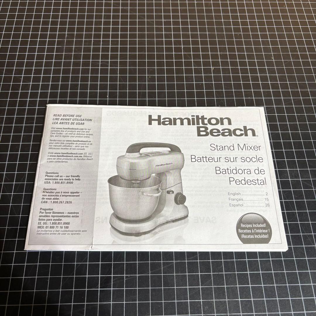 ハミルトンビーチ ミキサー Hamilton Beach メタル 3.8L