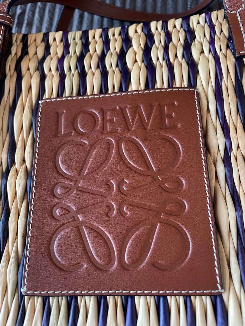 LOEWE ロエベ　スクエアバスケットカゴバック　スモール