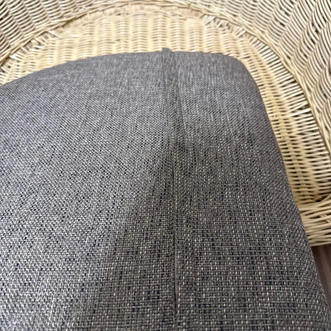 【良品】関家具 フロアチェア 座椅子 ラタン ２脚セット