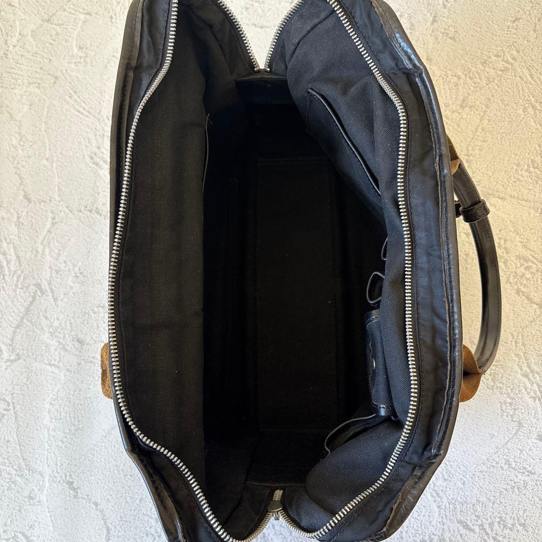 Felisi フェリージ ナイロンレザー ブリーフケース 8637/2 黒