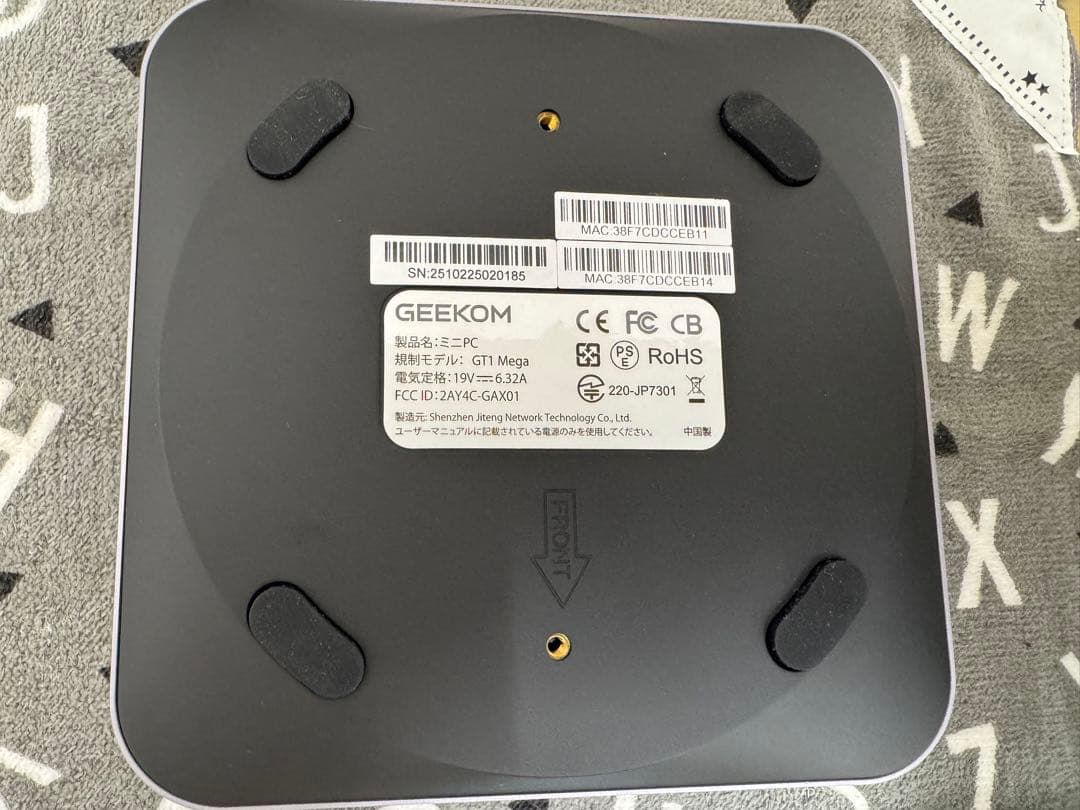 GEEKOM ミニpc GT1 Mega Intel14th Ultra9