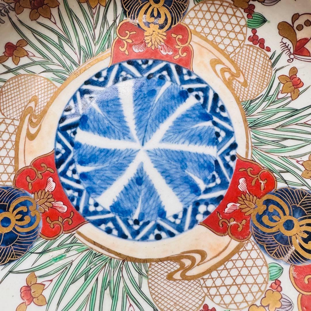 骨董皿　古伊万里　大聖寺伊万里　平皿　飾皿　おもてなし皿