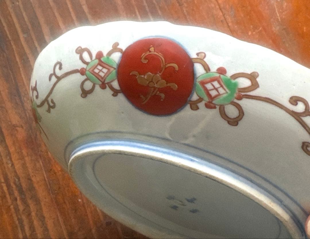 骨董皿　古伊万里　大聖寺伊万里　平皿　飾皿　おもてなし皿