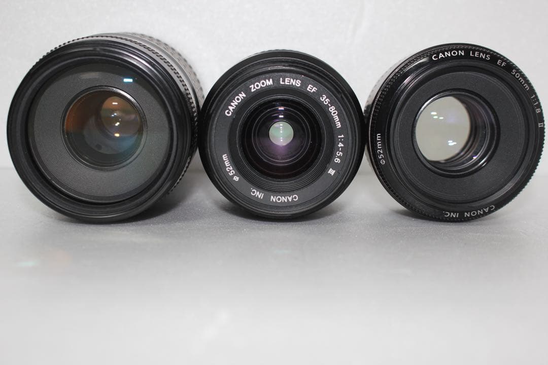 一眼レフカメラ/canon kiss x7標準&望遠&単焦点トリプルレンズセット