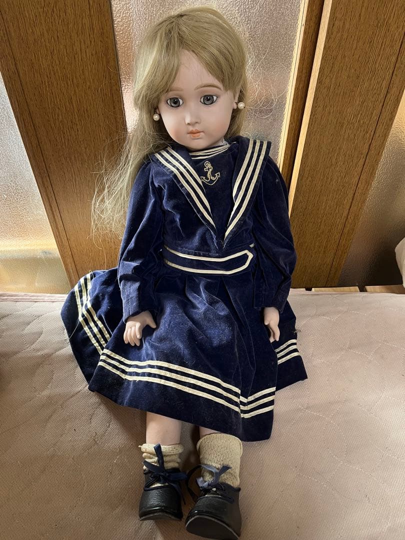 ビスクドールロングフェイスジュモーリプログレー目