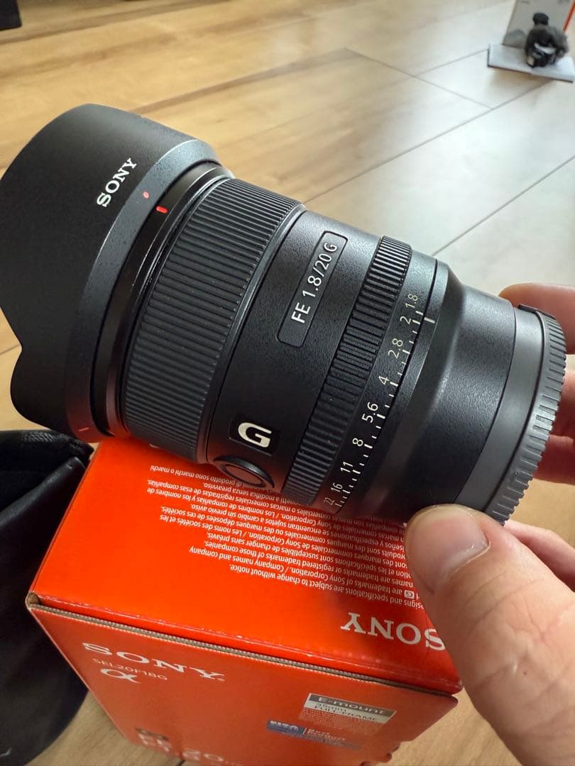 【美品】 SONY FE 20mm F1.8 G レンズ