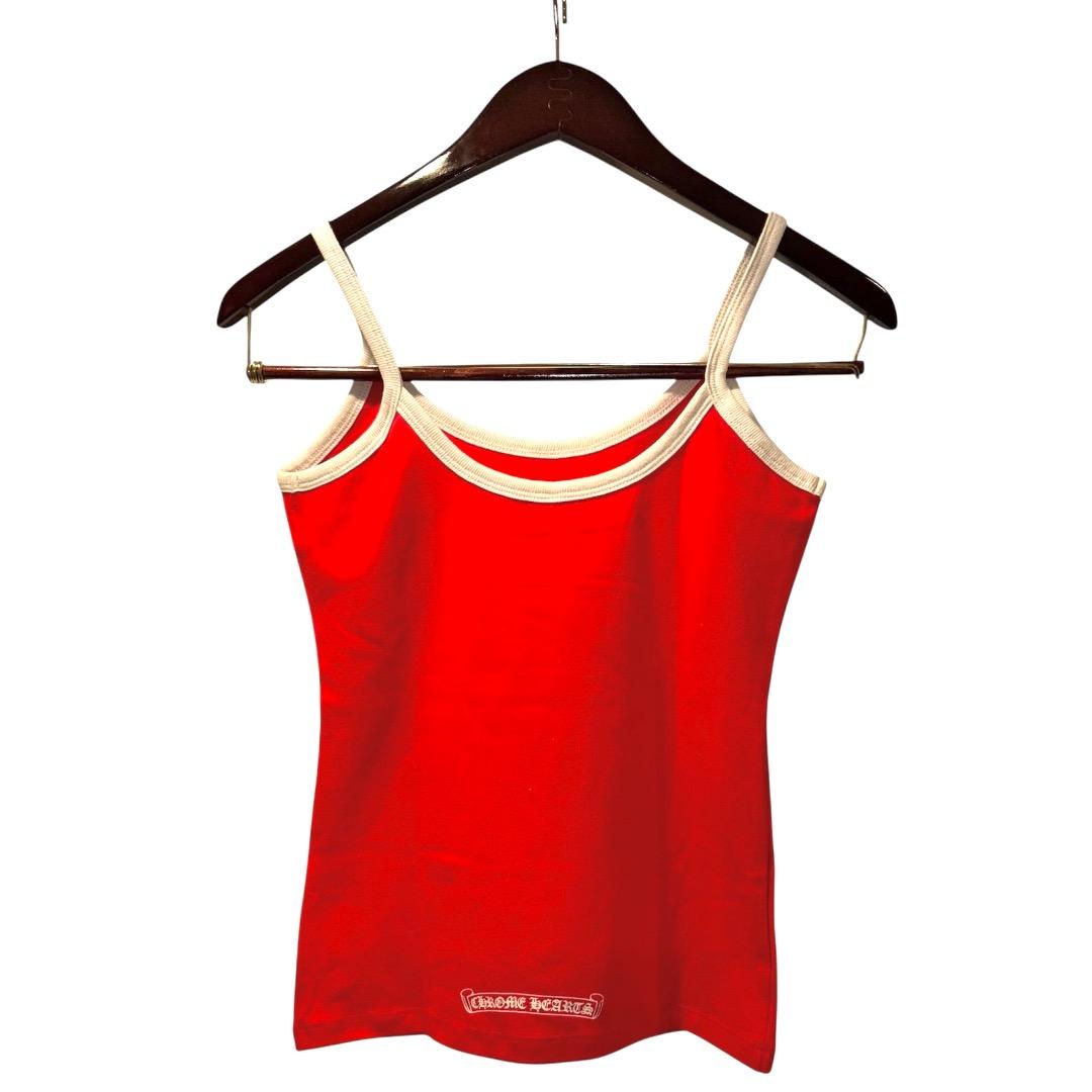 CHROME HEARTS ホースシュー ロゴ タンクトップキャミソール RED