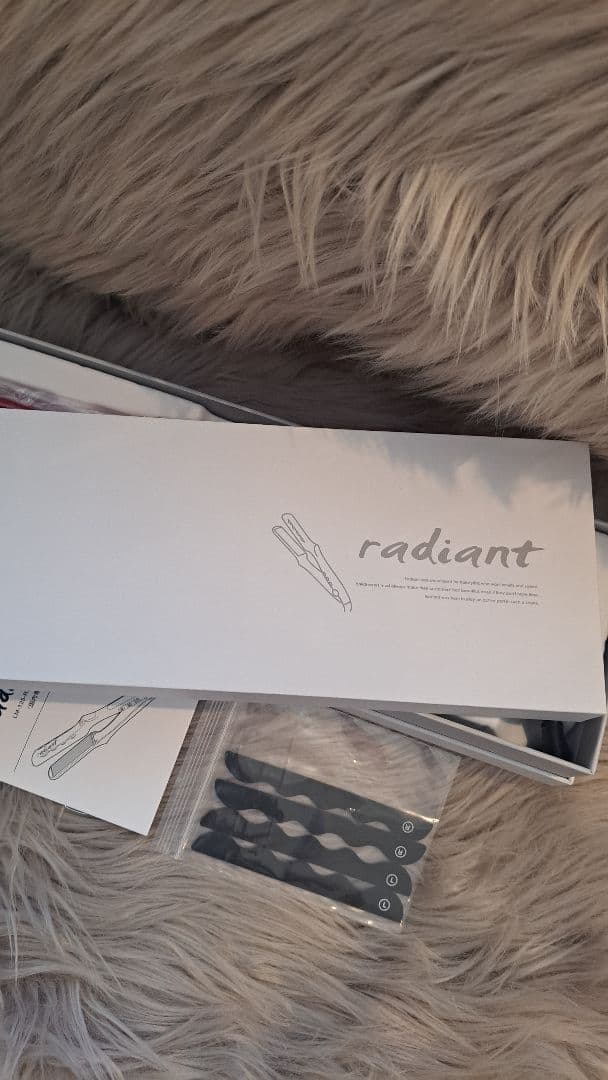 radiant ストレートヘアアイロン レッド２８ミリ
