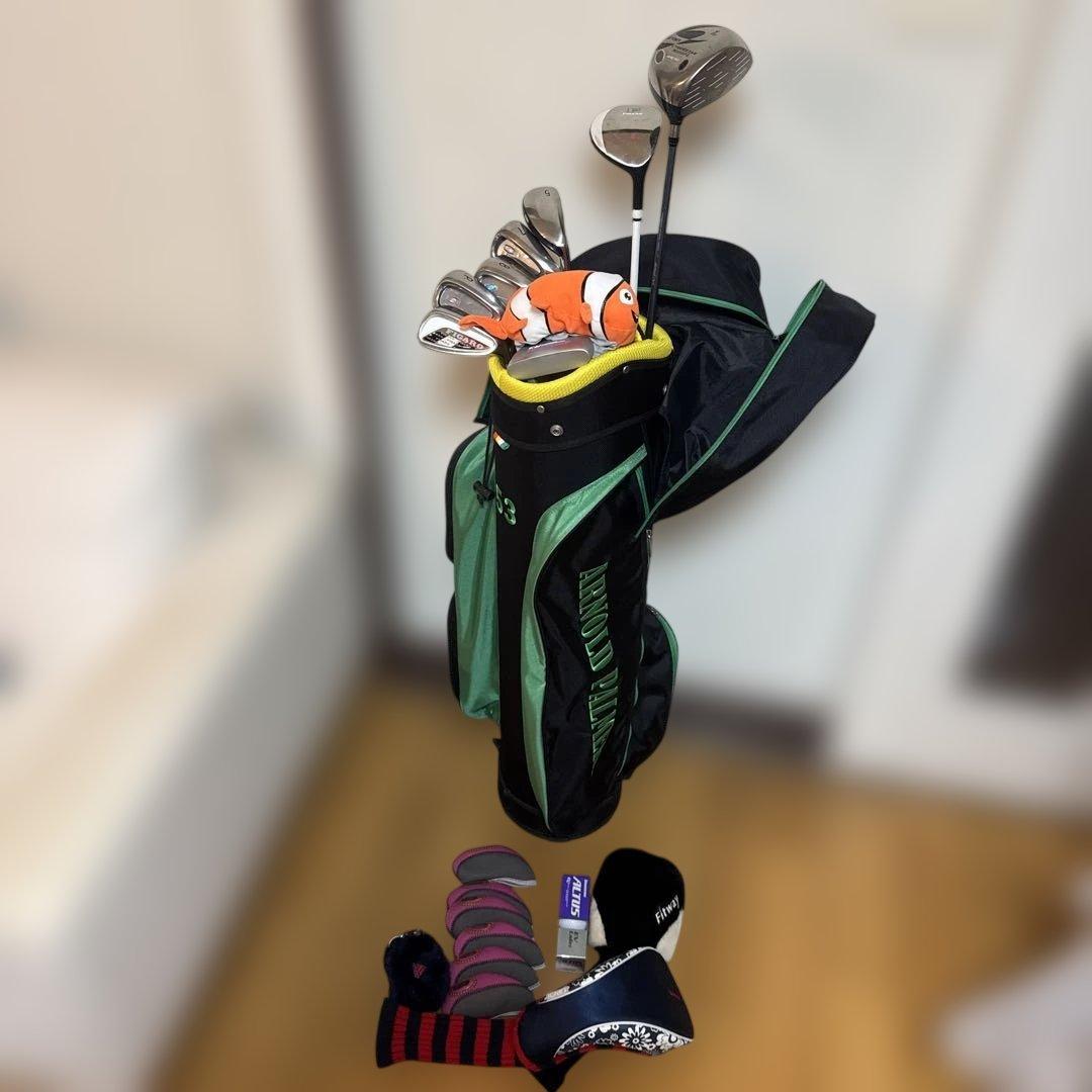 アーノルドパーマー　キャディバッグ　レディースゴルフクラブセット　最終値下げ中！