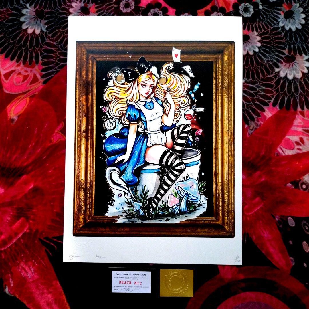 death nyc 世界限定100枚　不思議の国のアリス　ディズマランド