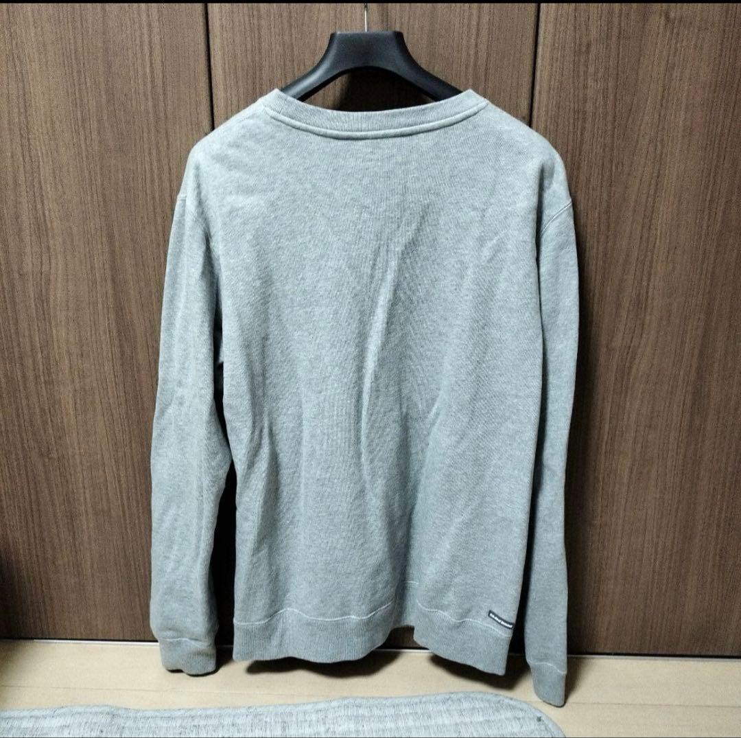 21aw fcrb「SMALL LOGO CREWNECK SWEAT」XL 灰