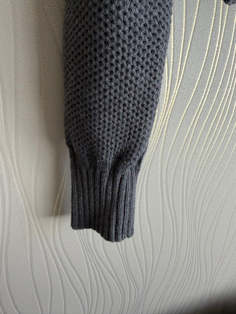 L'AUBE BLANC ローブブラン Basket Knit Cardigan