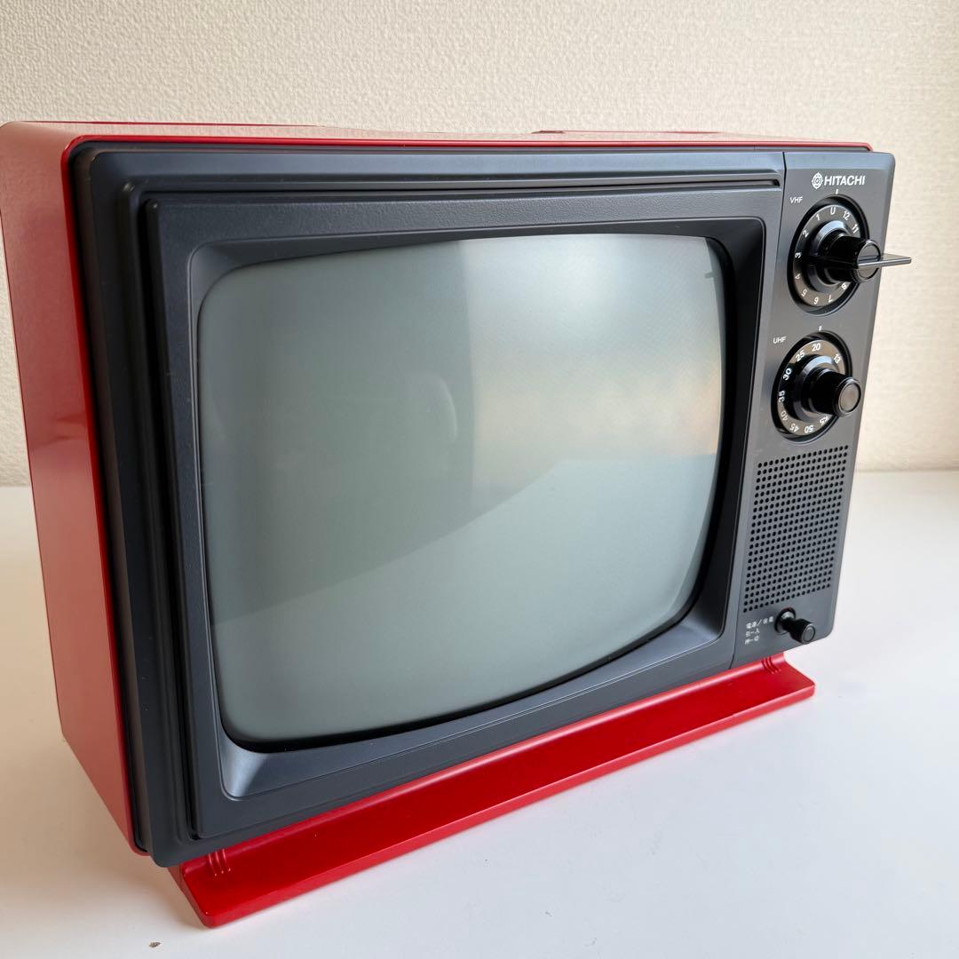 み*ゆ様 昭和レトロ HITACHI P-28 ブラウン管テレビ【NN0115-