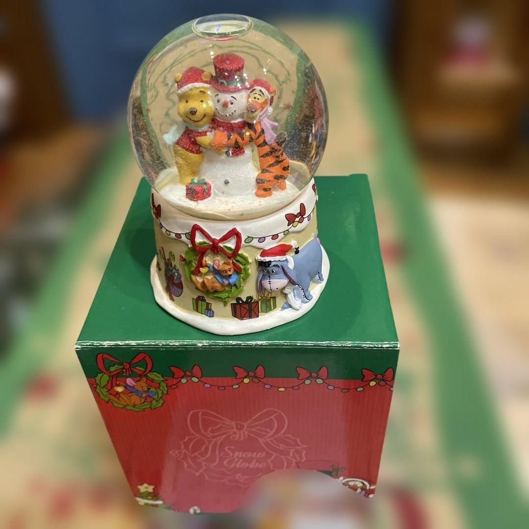 くまのプーさん クリスマス 森のおうちと大きなツリー　リース　スノーグローブ