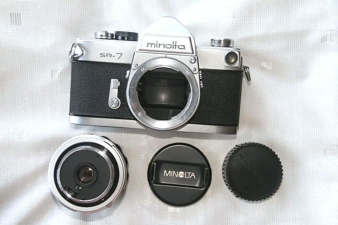 ミノルタSR7＋MC　Wロッコール－SG　28ｍｍｆ3.5付美品