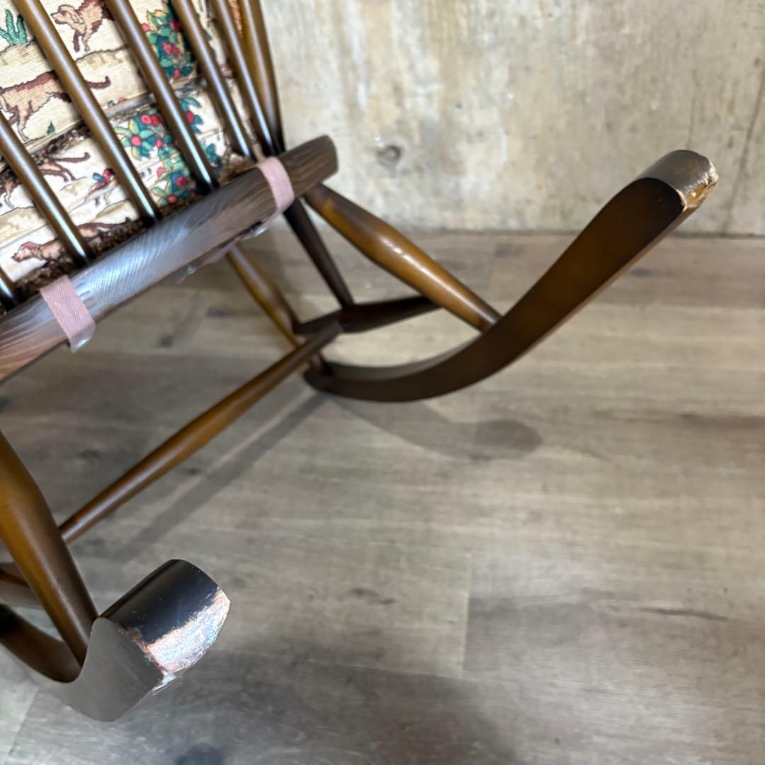 ERCOL グランドマザー　ロッキングチェア　ヴィンテージ　アーコール　希少