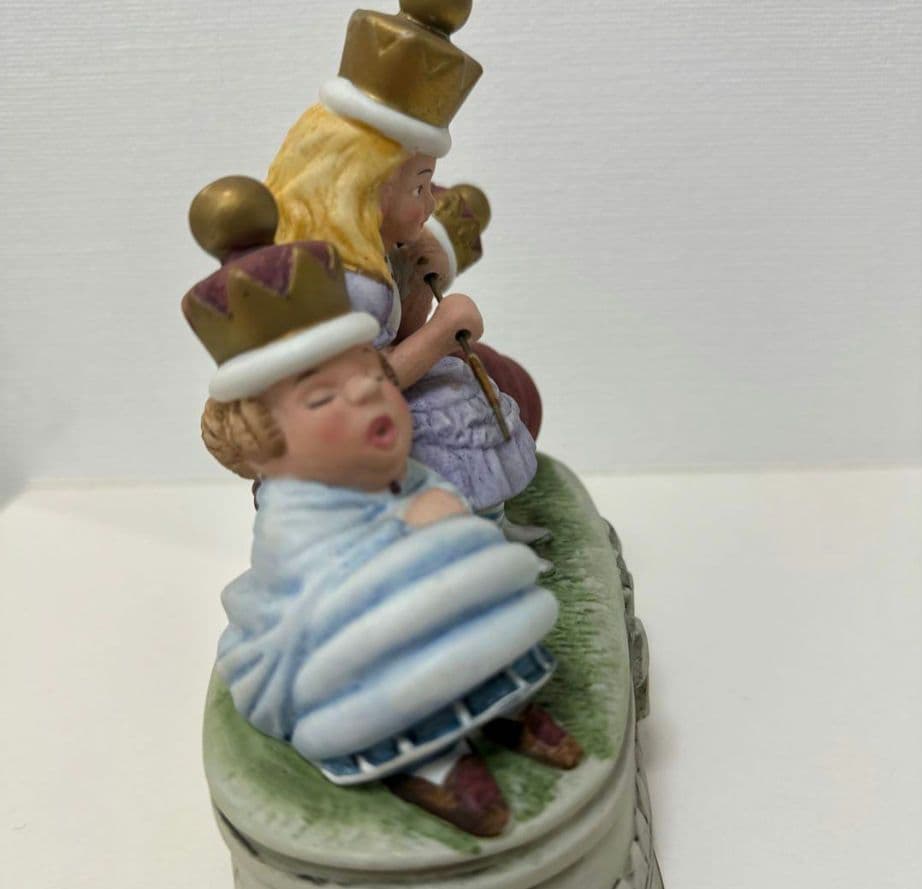 【希少品】不思議の国のアリス　陶器製フィギュア＆オルゴール　5品