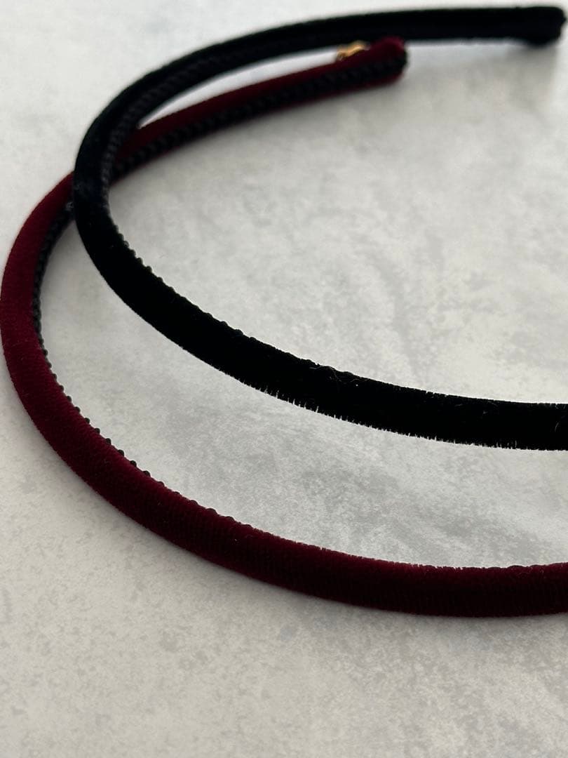 コンプレックスビズベロアカチューシャ2本セットフェラガモジルシュチュアート