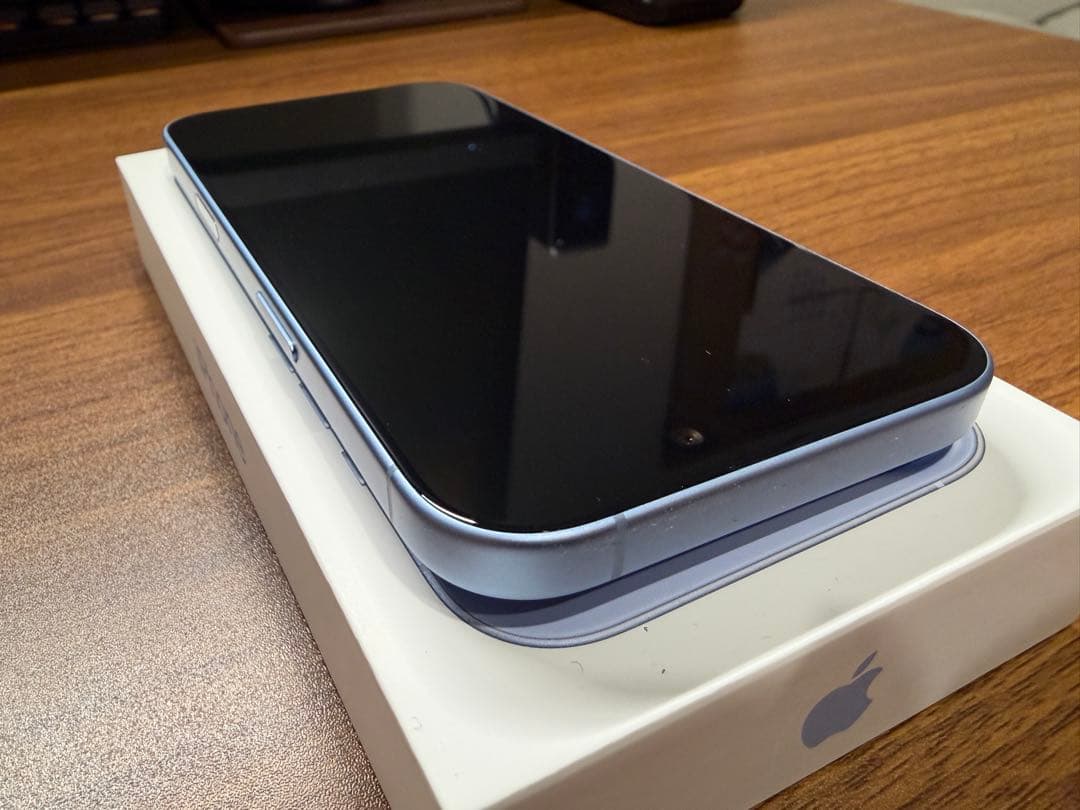 【美品】iPhone17 ミストブルー 256GB SIMフリー（おまけ付き）