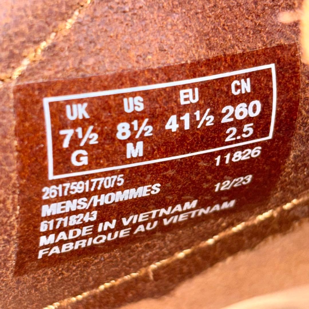 美品 クラークスオリジナル ワラビー タン コンビネーション 26.5 キャメル