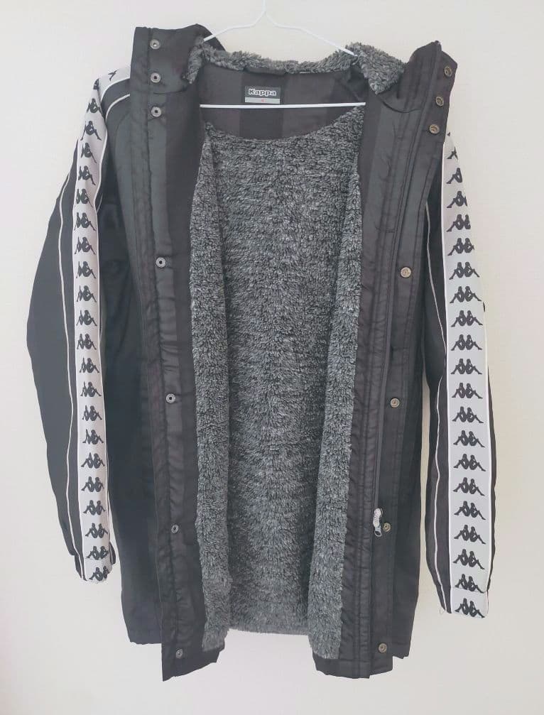 【新品美品】サッカーイタリア代表 Kappa ベンチコート ダウン メンズS