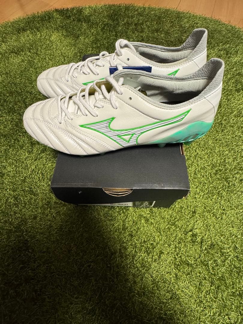 Mizuno モレリアネオ3 ホワイト/グリーン 25.0cm