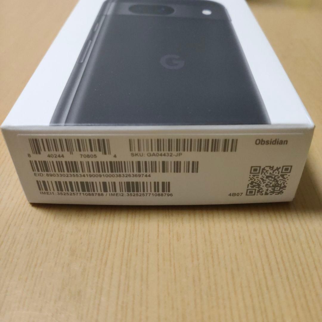 Google Pixel 8a 本体 Obsidian