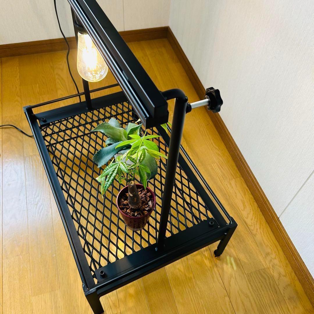 メッシュプランターラック　ダクトレール50cm 64cm x 40cm 受け皿