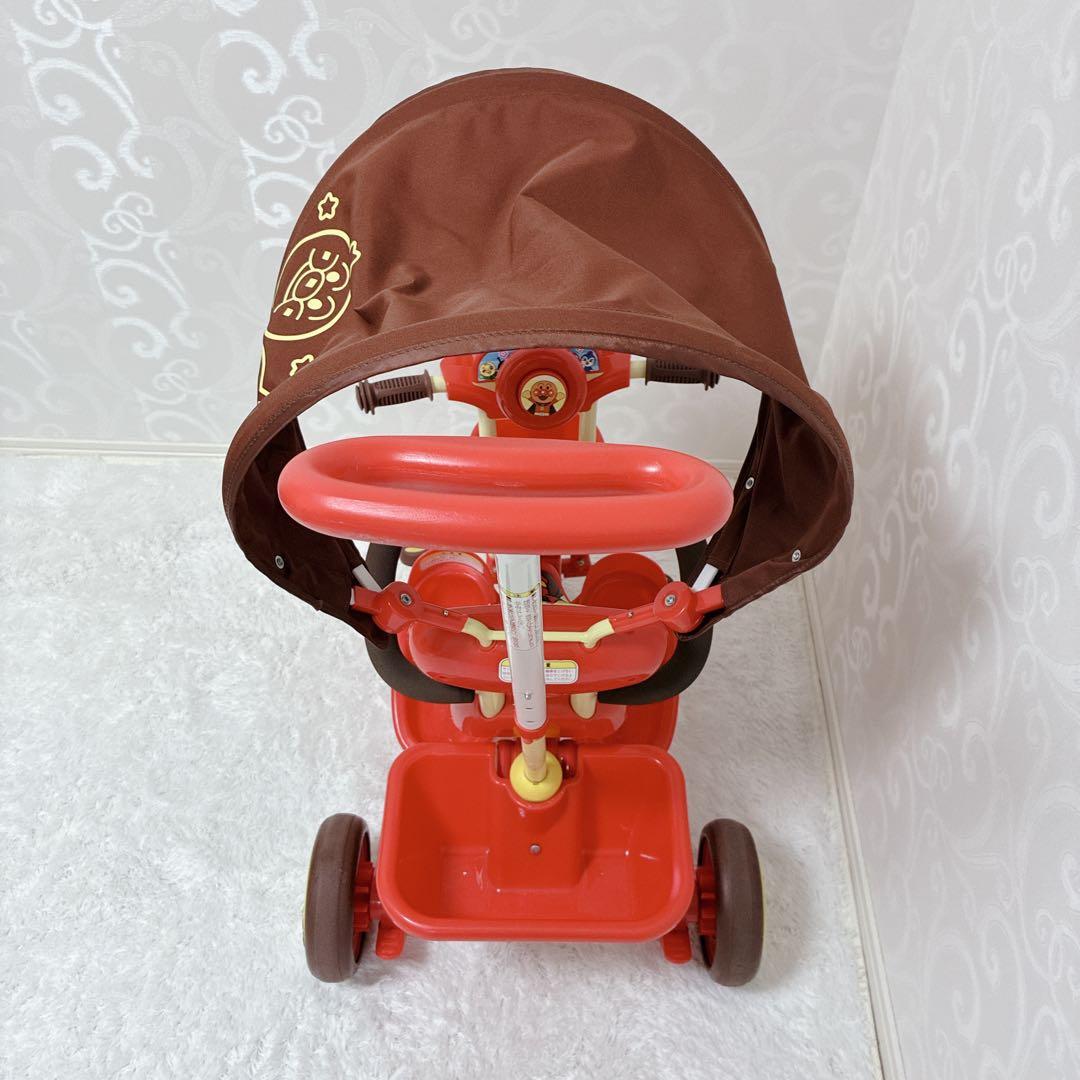 アンパンマン　三輪車　ブザー付きおでかけ三輪車　おしゃべりアンパンマンSP