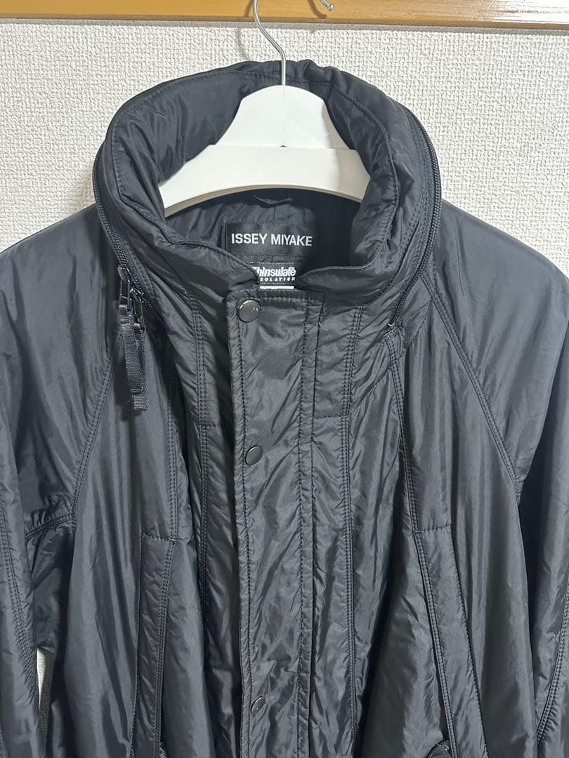 値下げ不可　ISSEY MIYAKE ブラック パラシュートコート
