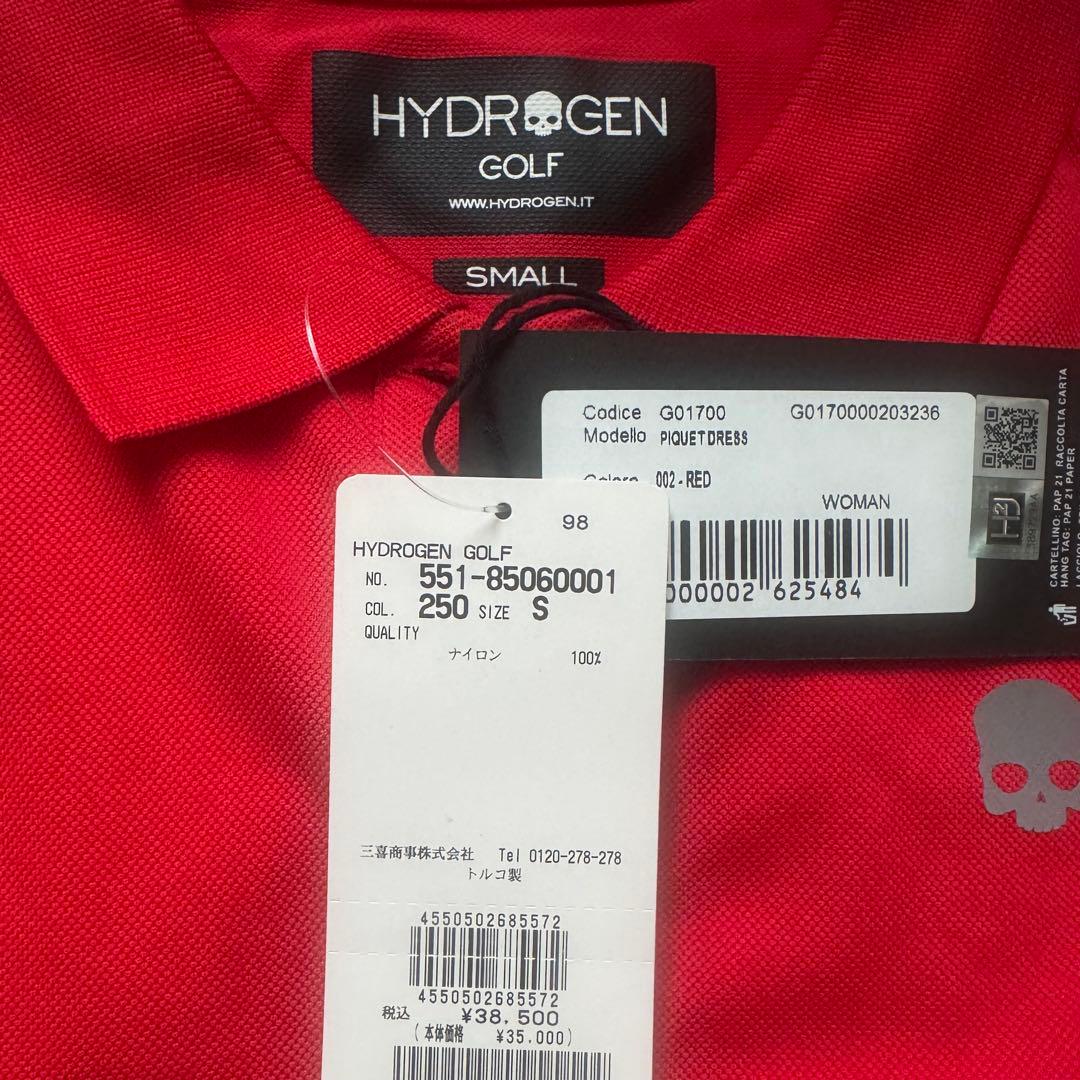 【ハイドロゲンゴルフ38,500円 新品 未使用】レディース ポロ ワンピース