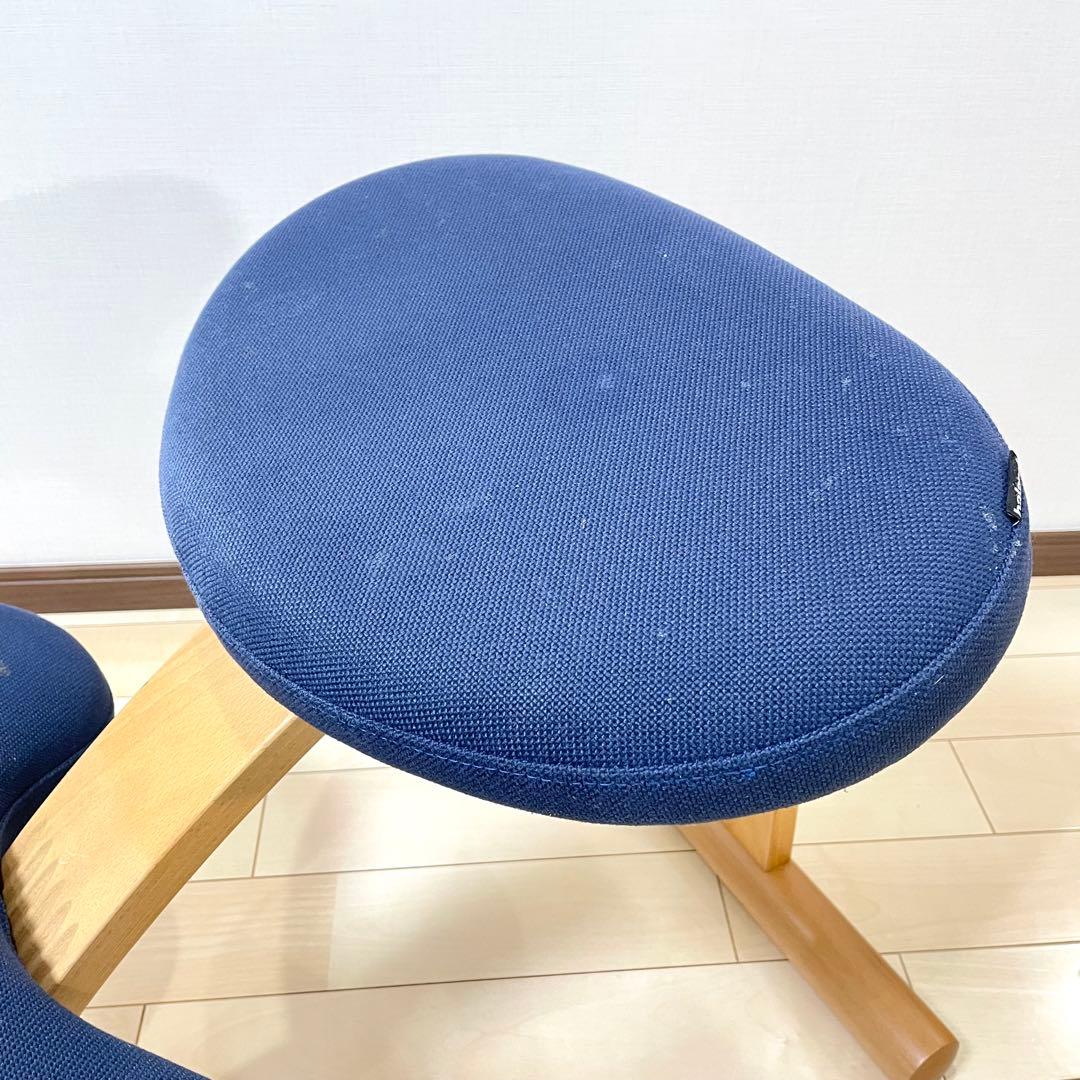 バランスラボ バランスチェア バランスイージー ネイビー 中古品 サカモトハウス