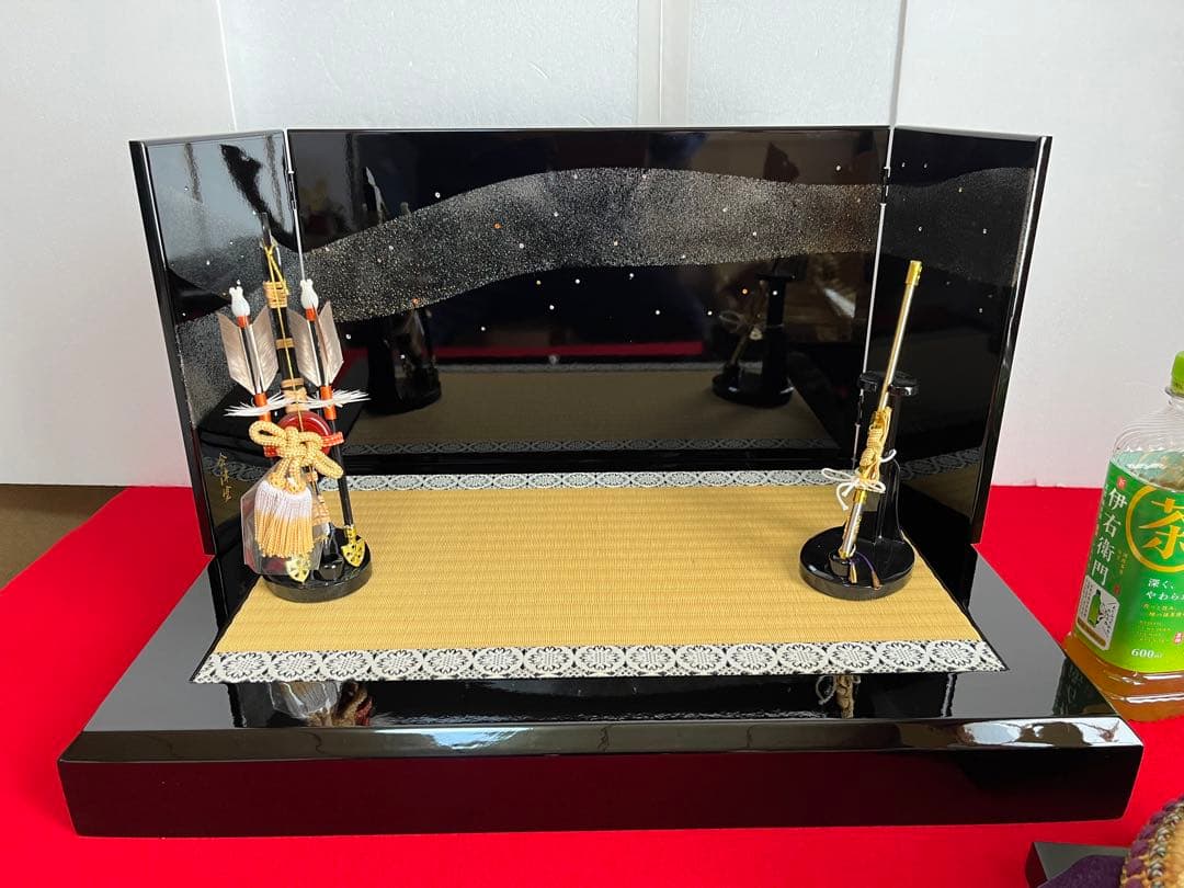 純金箔押之兜セット