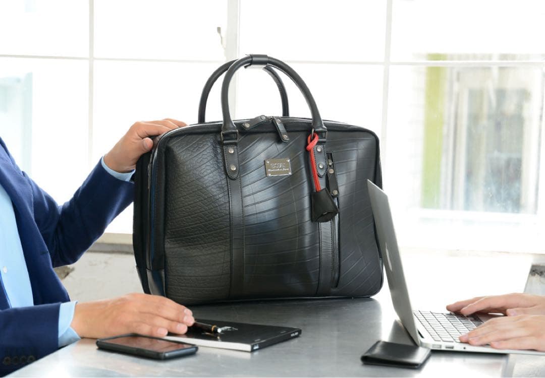 新品　SEAL ビジネスバッグ 　黒　ブラック　防水　止水　森野帆布　シール