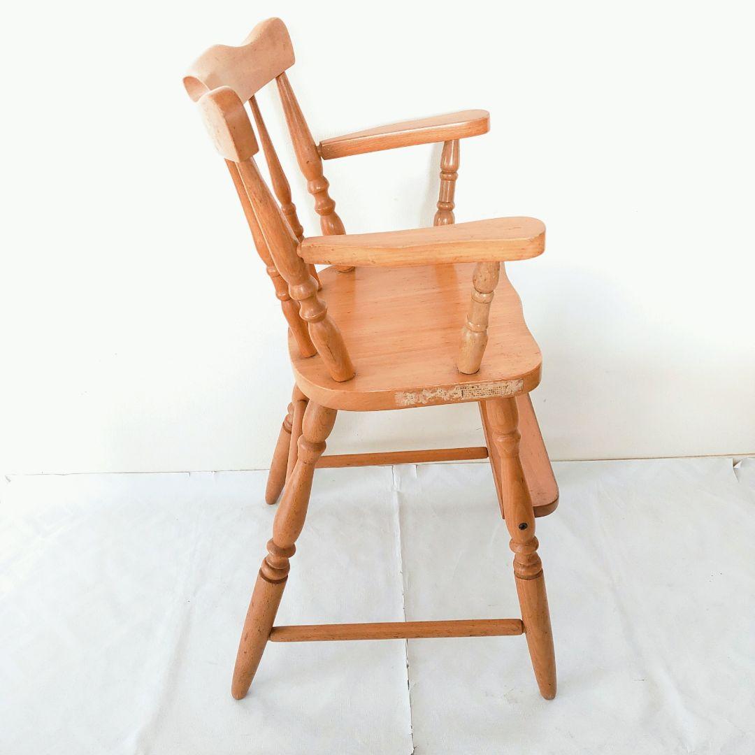 飛騨産業　木製 子供用チェアー　ベビーチェアー　椅子　飛騨の家具　ビンテージ
