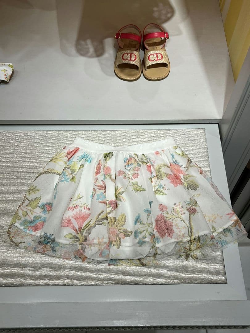 【新品】ベビーディオール　チュールスカート　サイズ18M