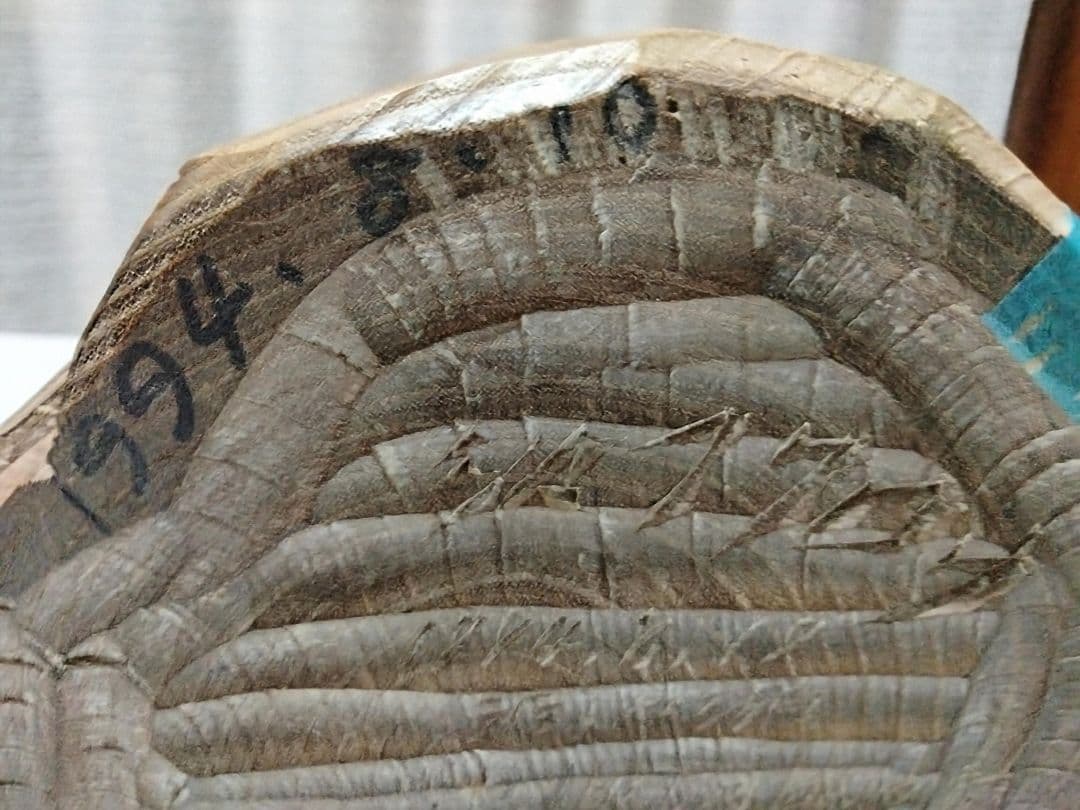 青山作　木彫　フクロウの置物 北海道洞爺湖　民藝