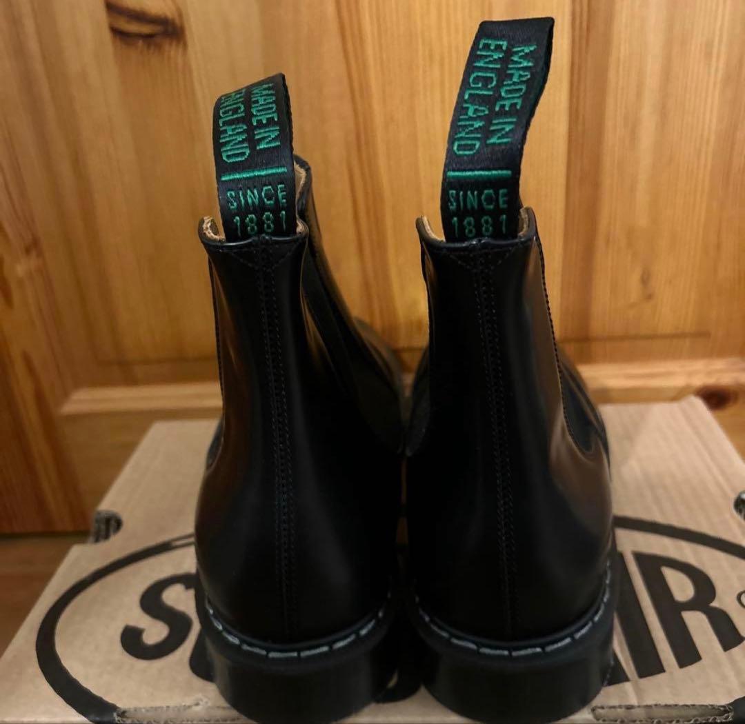 SOLIVAIR ソロヴェアー　サイドゴアブーツ ブラック