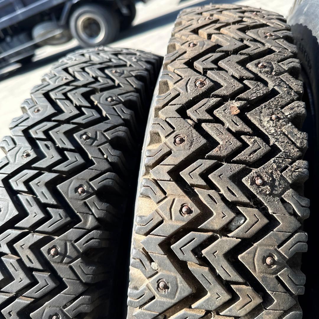 6.00R16 6PR ジムニーホイール付き　スパイクタイヤ4本