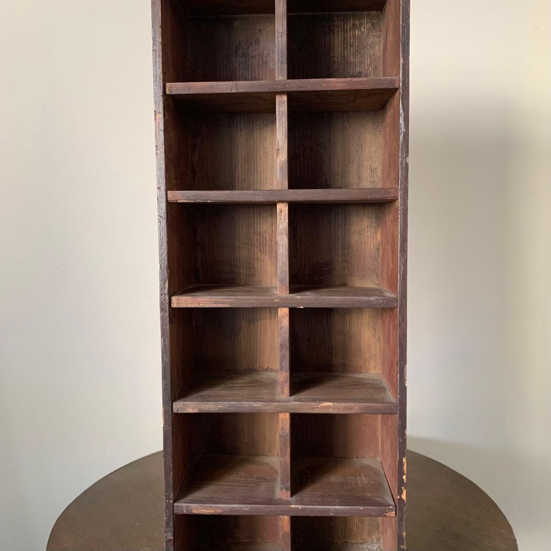 小引き出し 気の利いた 棚 蕎麦猪口棚 収納 飾り棚 古道具 アンティーク