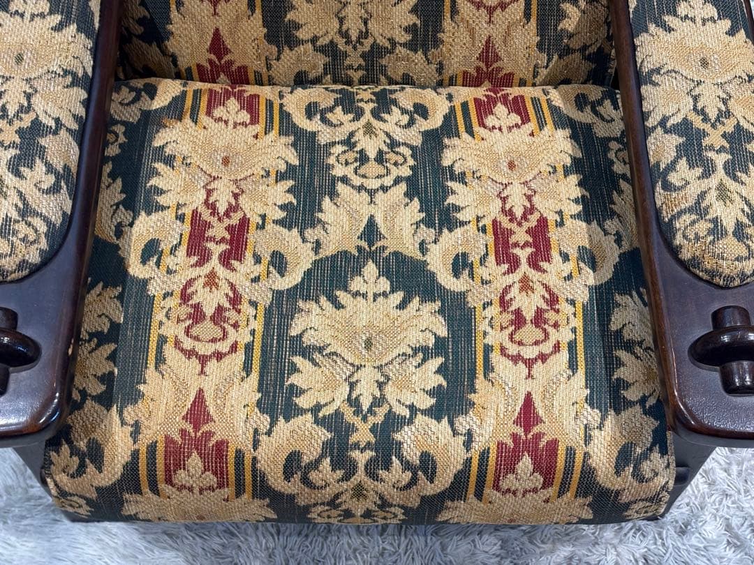 ①karimoku カリモク　1人掛けソファ　1Pソファ　ファブリック　IG