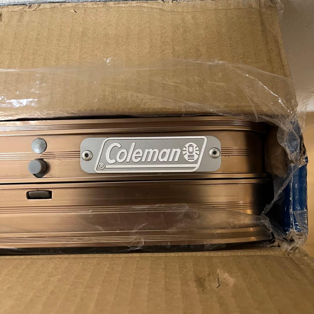廃盤品Coleman インディゴレーベル リビングテーブル120 モザイクウッド