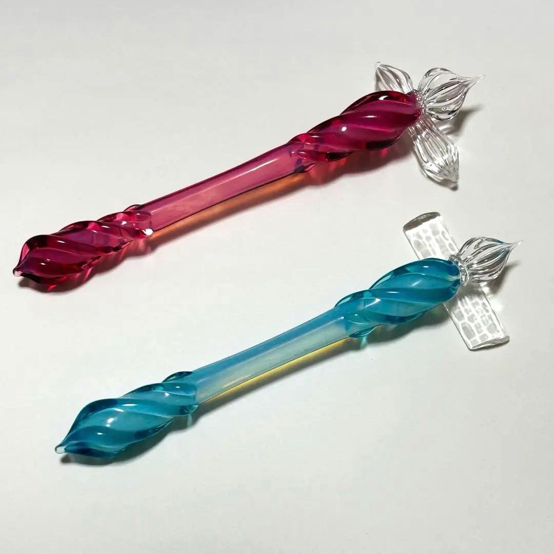 〈ガラス工房LUC〉ゴースト★2本セット★