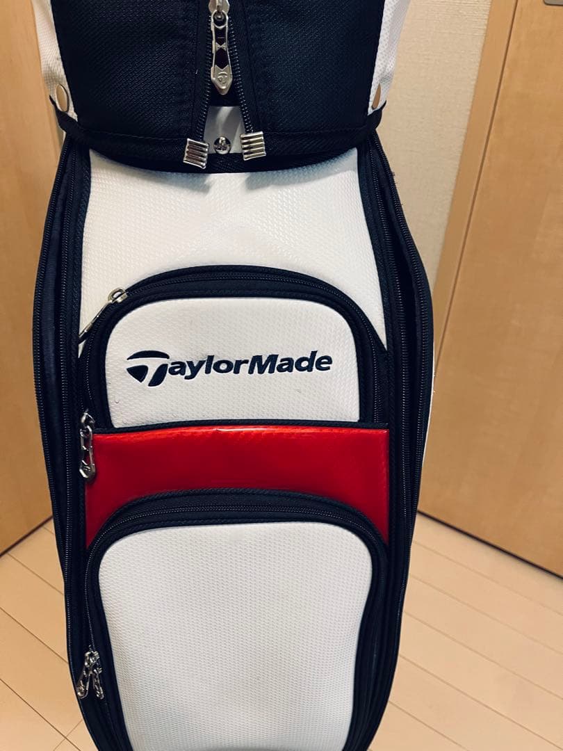 TaylorMade キャディバッグ 白/赤/黒