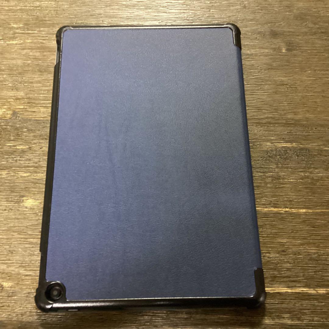 Fire HD 10 タブレット 本体＋ネイビーのカバーとガラスフィルムのセット