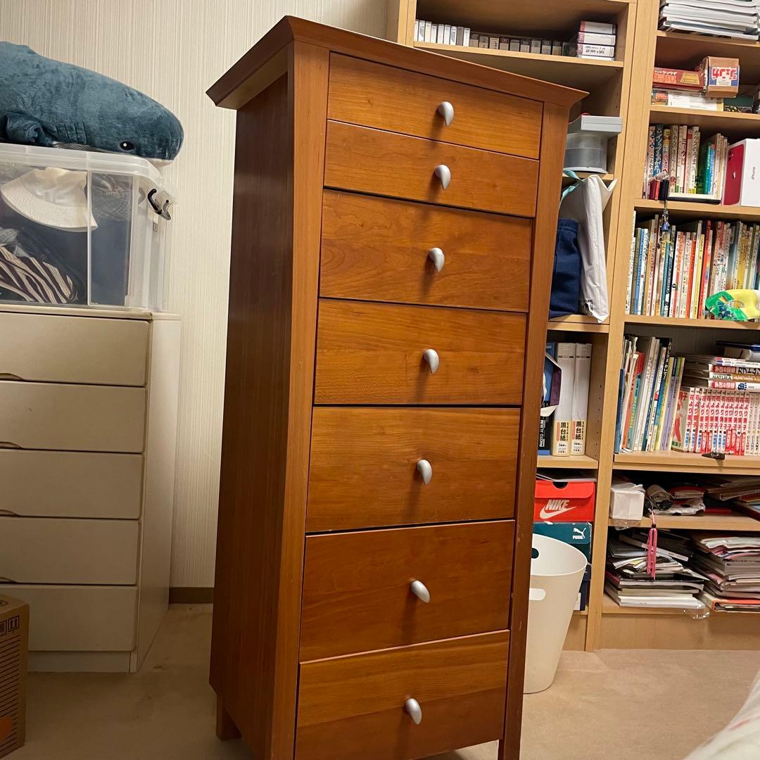 ディノス購入＊北欧デンマーク製モダン7段チェスト＊少々難あり