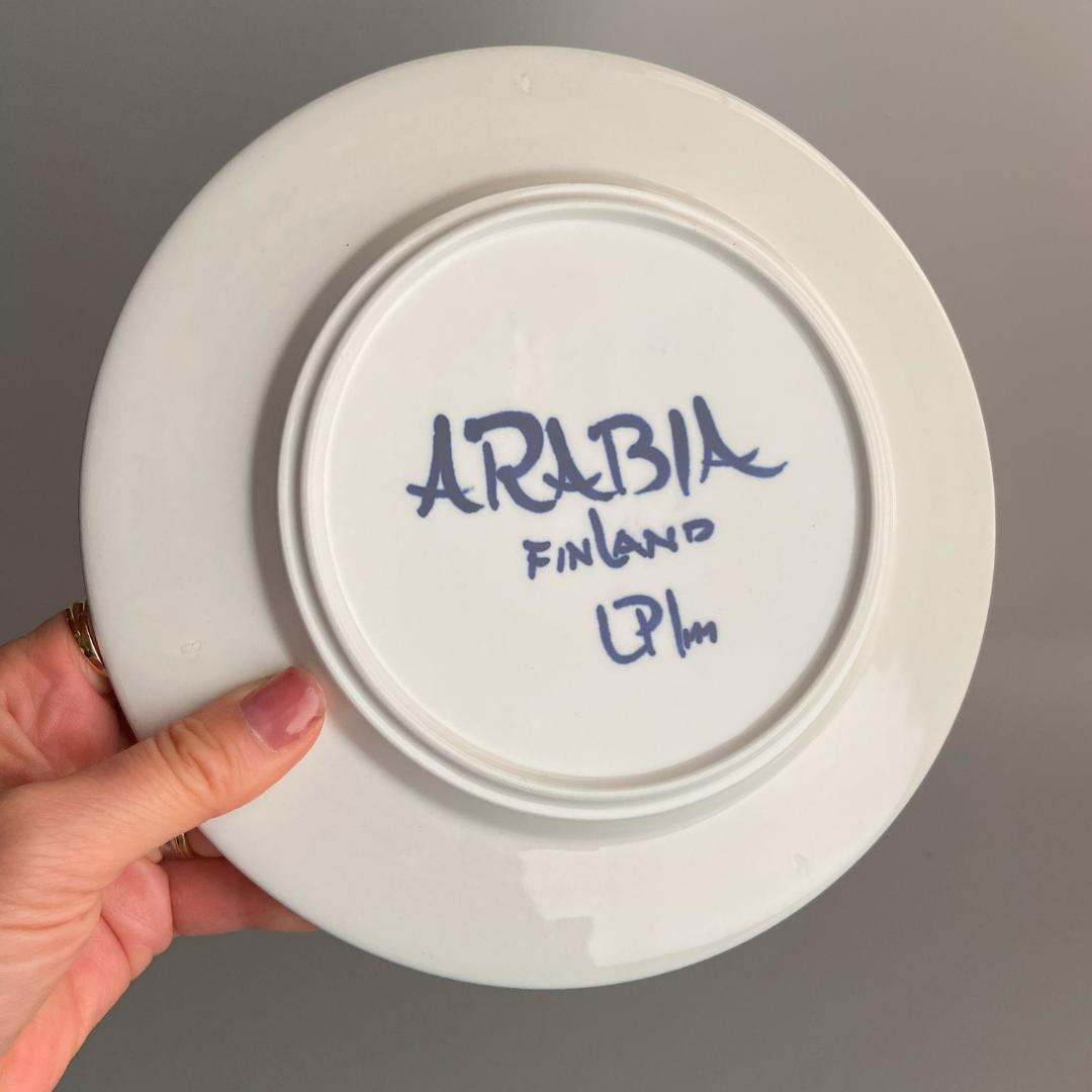 アラビア Valencia バレンシア Φ19.5 デザートプレート 2枚 HI