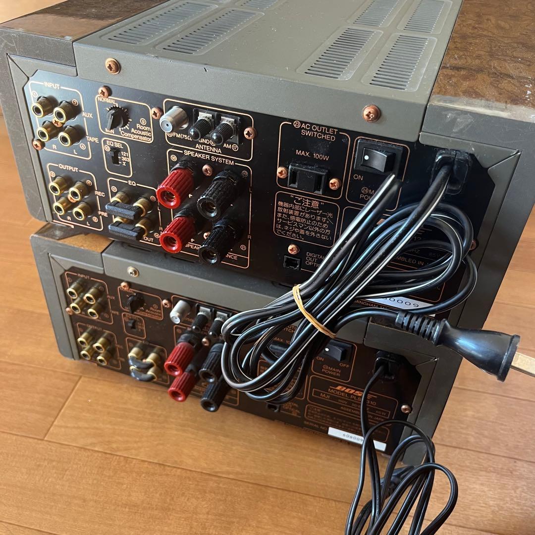 【ジャンク】CDレシーバーアンプ/ BOSE PLS-1310 2台